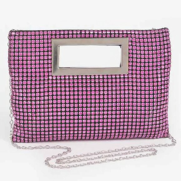 Rhinestone Flat Bag - Picture 1 of 3